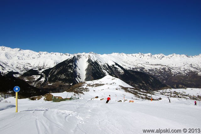 Crêt Corbeau, piste bleue