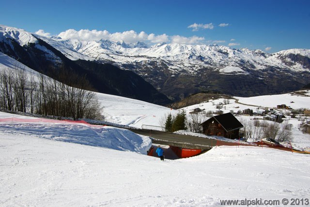 Pré Perroux, piste bleue