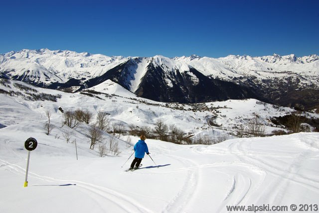 Les Sollonges, piste noire