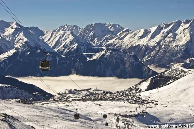 Alpe d'Huez centre du village, Alpe d'Huez