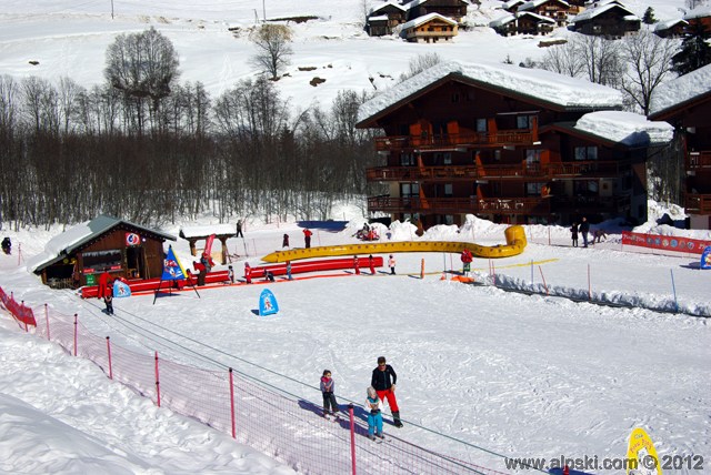 Nursery slope in Le Planay