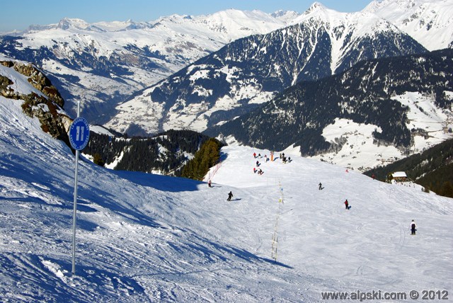 Grande Combe, piste bleue