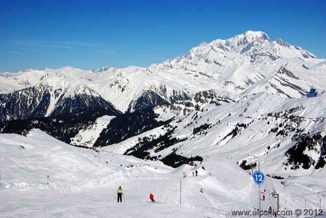 Les Perdrix, piste bleue