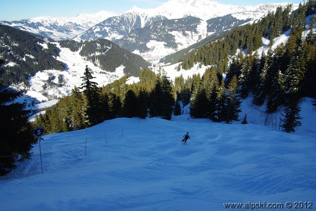 Lac Rouge, piste noire