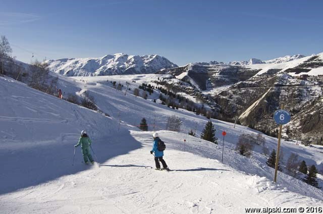 Martagons (piste bleue), Auris en Oisans