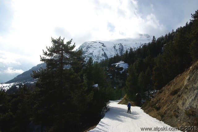 Les Côtes, piste verte