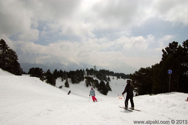 Bérangère, piste bleue