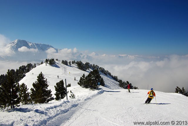 Liaison Roche Recoin, piste bleue