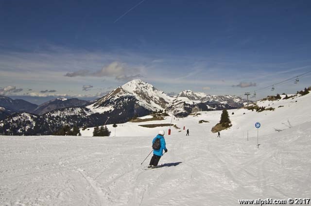 Blattins, piste bleue