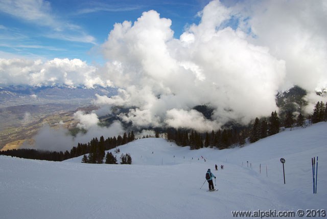 Aigle black slope