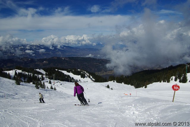 Rhodo, piste rouge