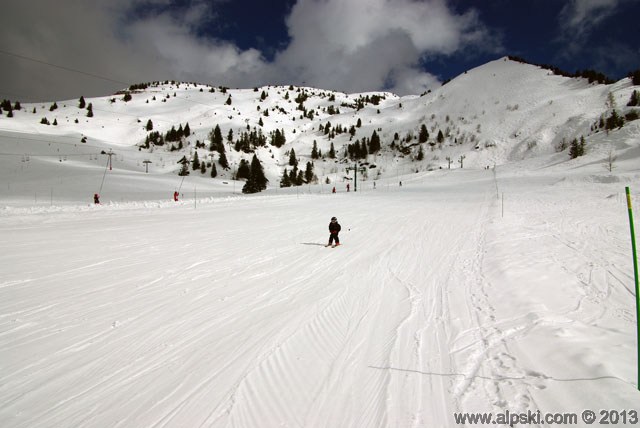 Agneau, piste verte