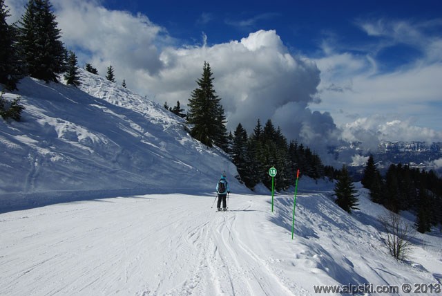 Gentiane, piste verte