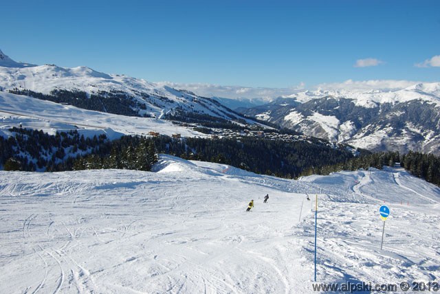 Gentianes, piste bleue