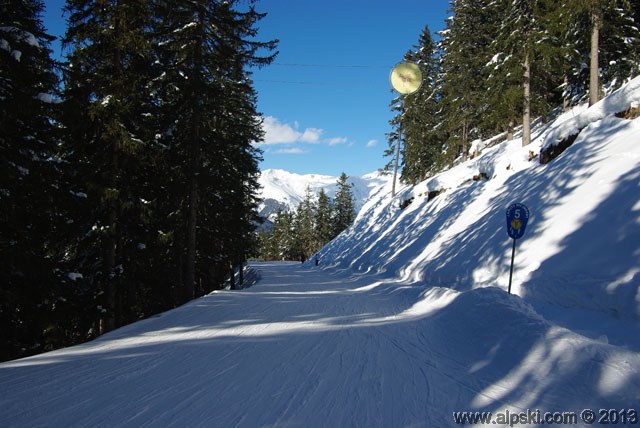 Indiens, piste bleue