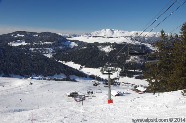 La Combe des Juments, piste rouge