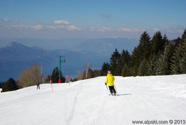 Centaurée, piste rouge