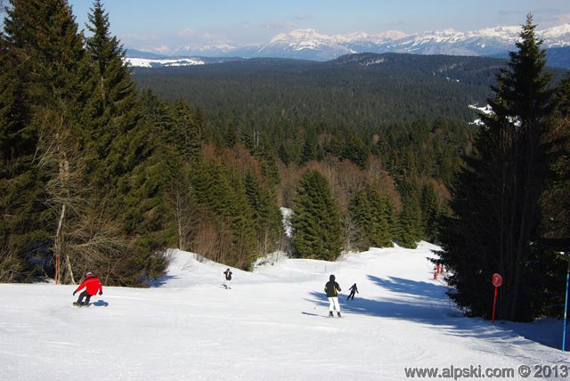 Gentiane, piste rouge