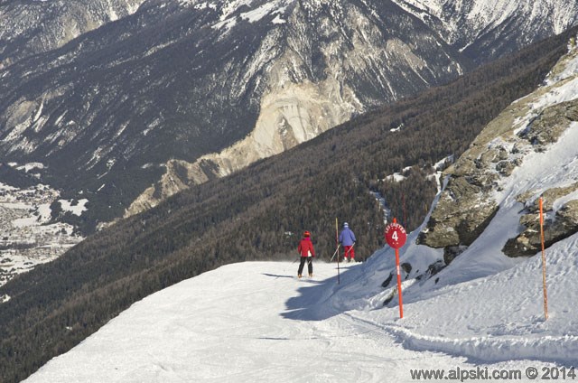 Crêtes, piste rouge