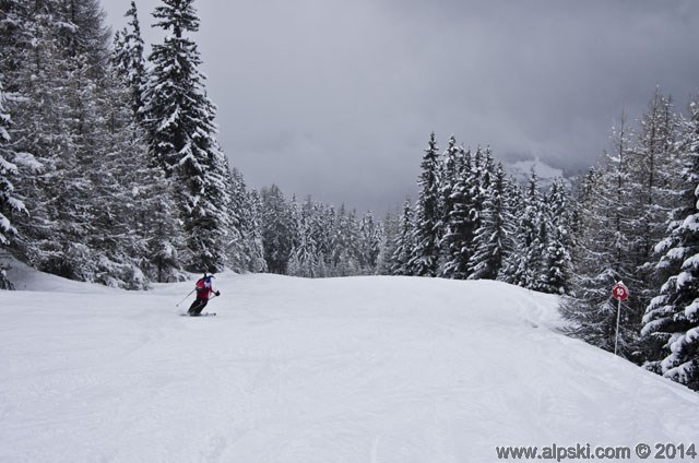 Andre Martzolf, piste rouge, La Plagne