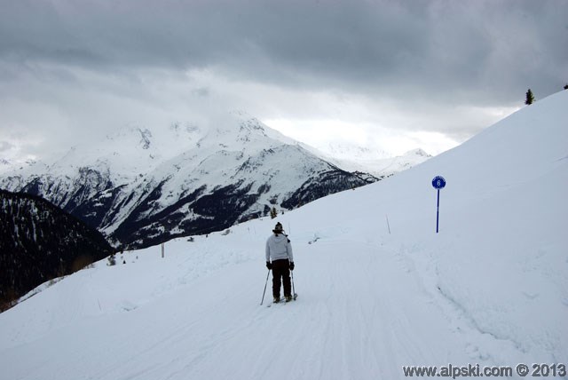 Lauzes, piste bleue