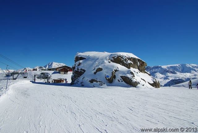 Col de la Loze blue run