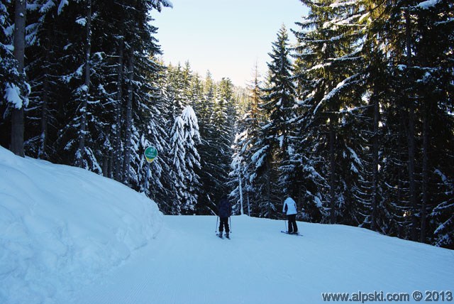 Plan Fontaine, piste verte