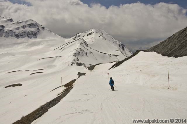 San Bernardo, piste bleue