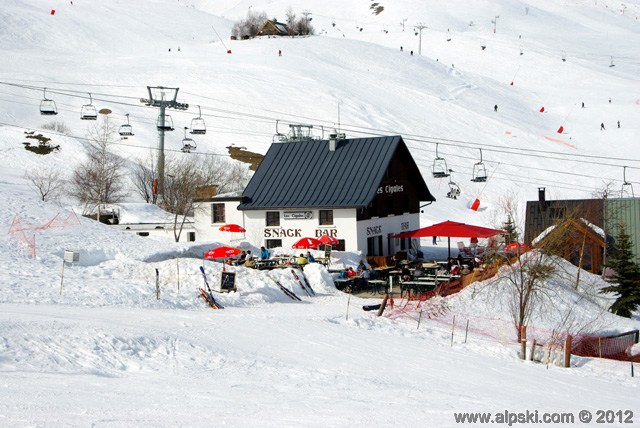 Les Cigales, bar/snack