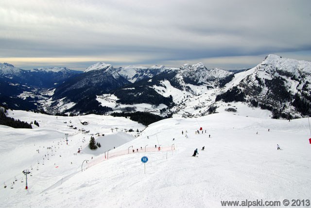 Abondance, piste bleue