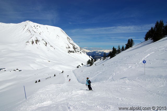 Col des Annes, piste bleue