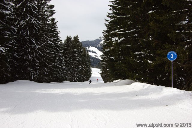 Col de Chatillon blue slope