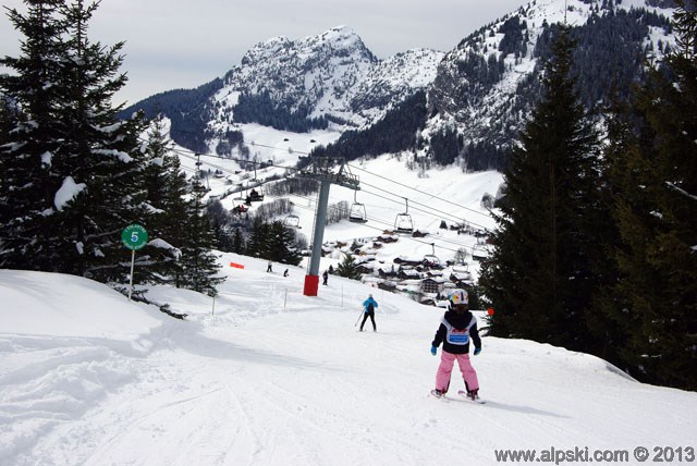 Eglantine, piste verte