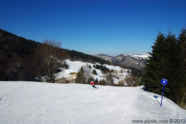 Tetras, piste bleue