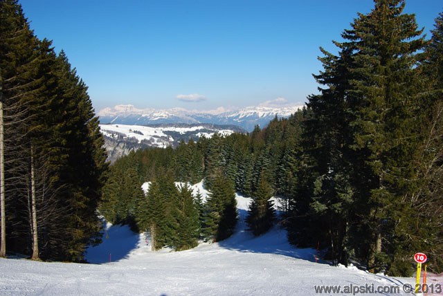 Chamois, piste rouge