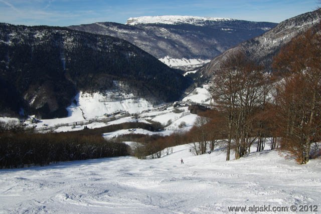 Le Golet, piste noire