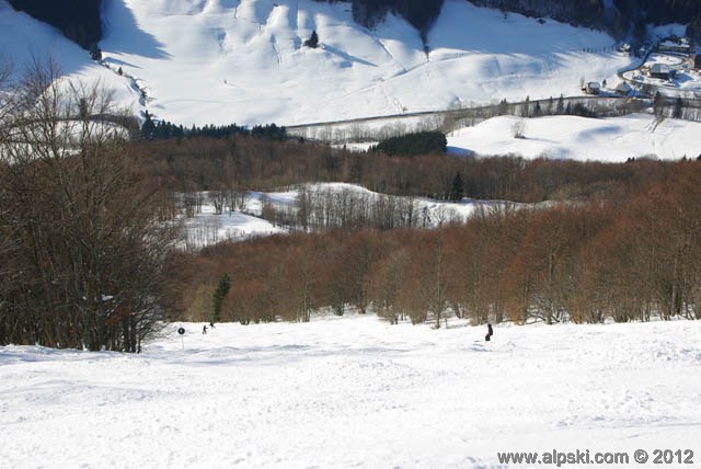 Les Massines, piste noire