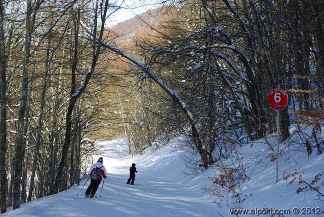 Les Raffours, piste rouge, Les Aillons