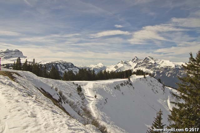 Vue sur l’arête