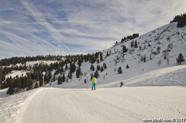 Combe, piste bleue