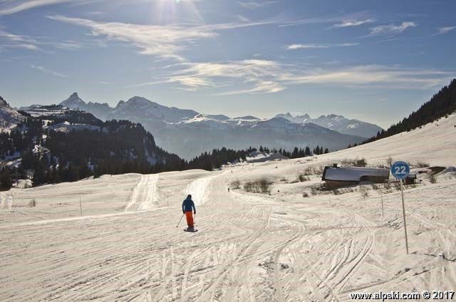 Combe, piste bleue