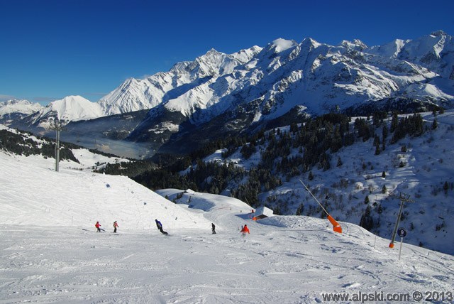 Coins, piste bleue