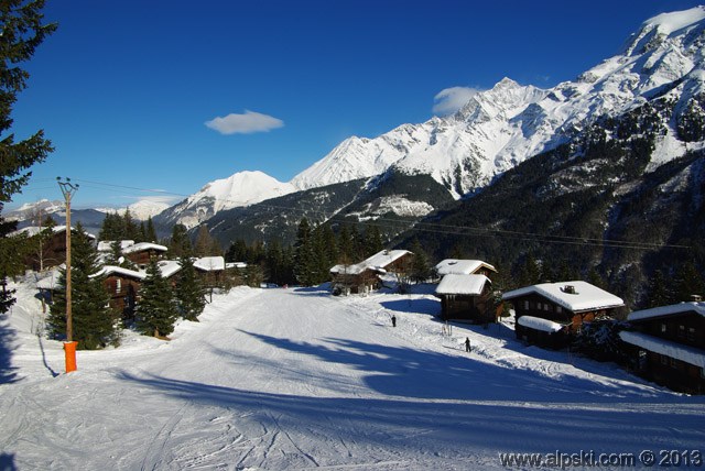 Village, piste bleue