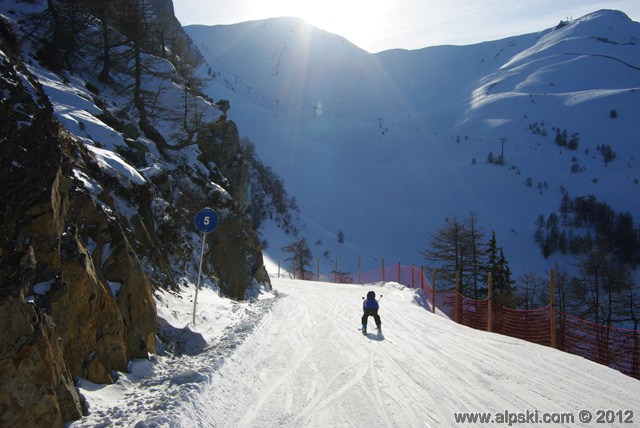 Vinouve, piste bleue