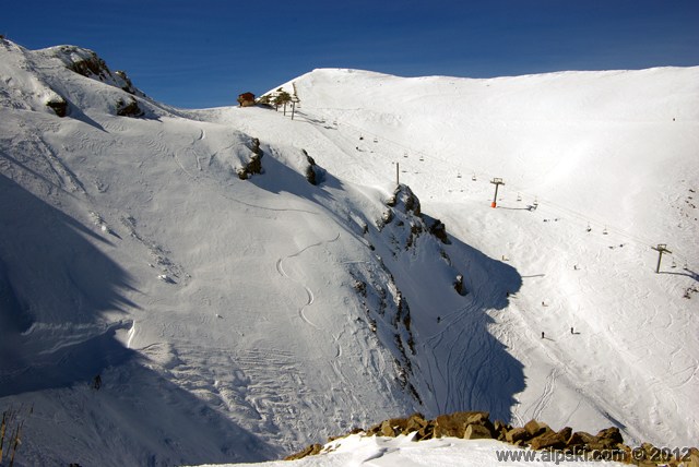 Combe des Chamois red run