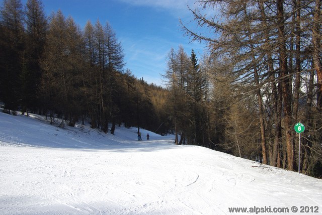 Le Lac, piste verte