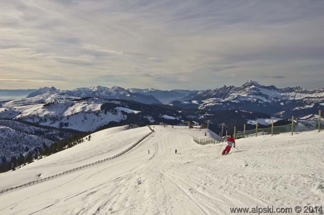 Arête, piste bleue