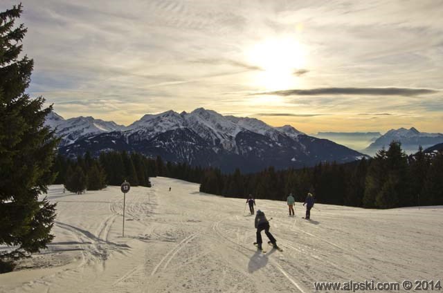 Perdrix, piste noire, Les Saisies