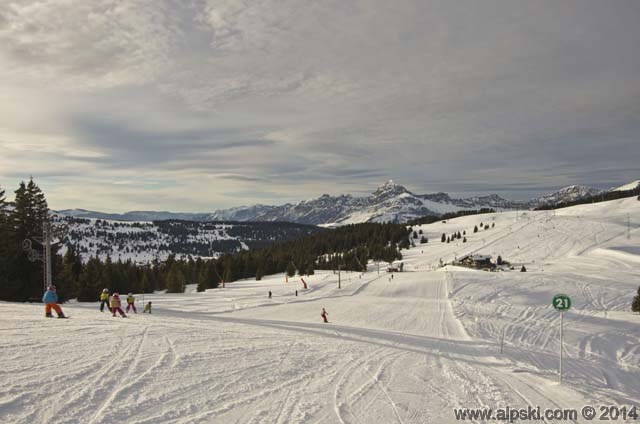 Blanchots, piste verte