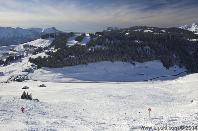 Les Sapins, piste rouge